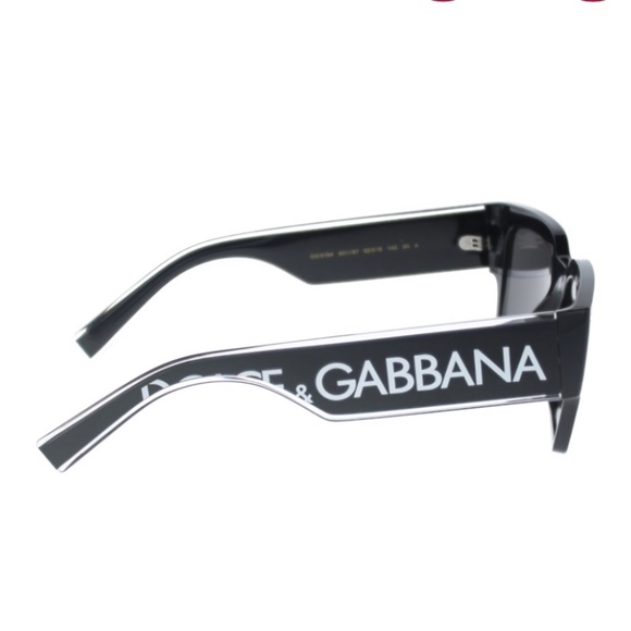 NEW DOLCE&GABBANA DG6184 501/87 BLACK UNISEX EYEWEAR - Picture 3 of 4